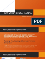 Installation Rotating Equipment Preparation