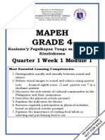 MAPEH-4 Q1 W1 Mod1