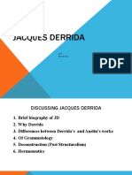 Jacques Derrida by Hasna