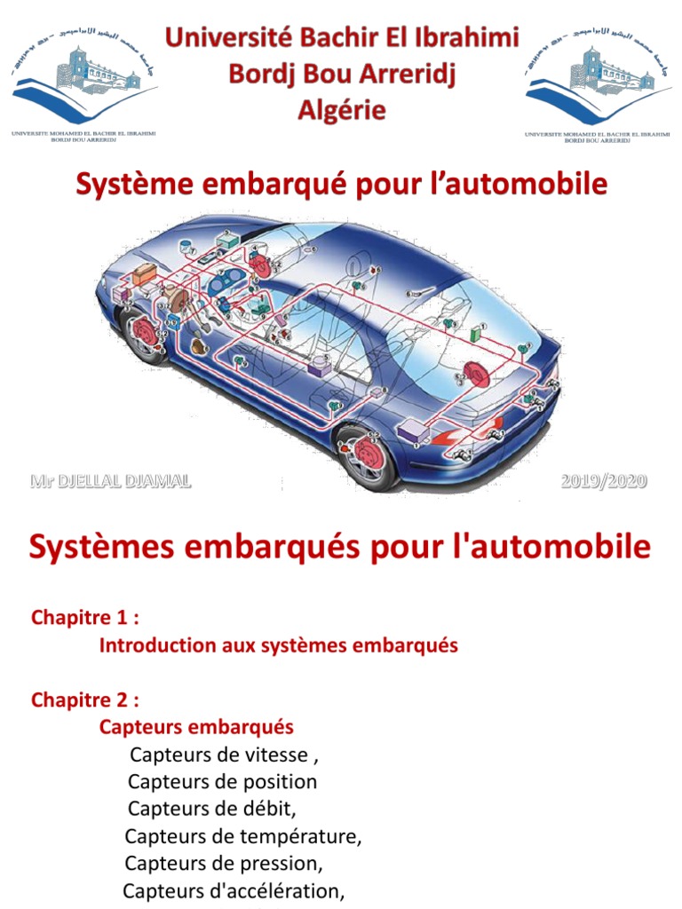 Diagnostic électronique embarqué d'automobile - Aujourd'hui je vais vous  parler un peu du système embarqué de l'automobile 1. Les systèmes embarqués  … 1.1 Définition Un système embarqué est un ensemble d'éléments  informatiques