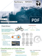 Kinematics of Machinery – Chain Drive and Gyroscope Types