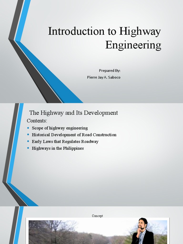 Overview of Highway Engineering | PDF | Environmental Impact Assessment ...