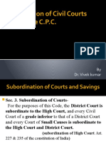 Jurisdiction of Civil Courts Under The Code of