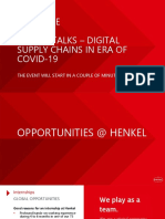 Henkel Talks 07 10 Recap