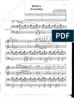 Yesterday Beatles 4 Hands Piano Duet PDF