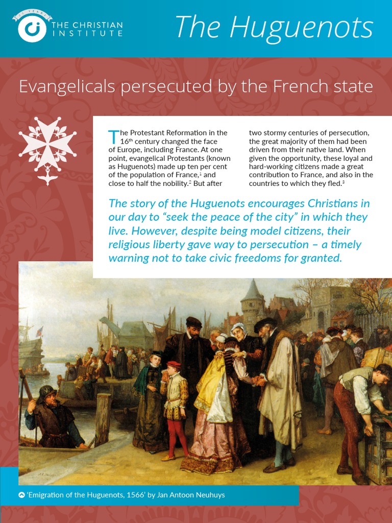 Evangelicals Persecuted by The French State: Emigration of The ...