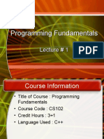 PF Lecture 1(Course Introduction and Overview)