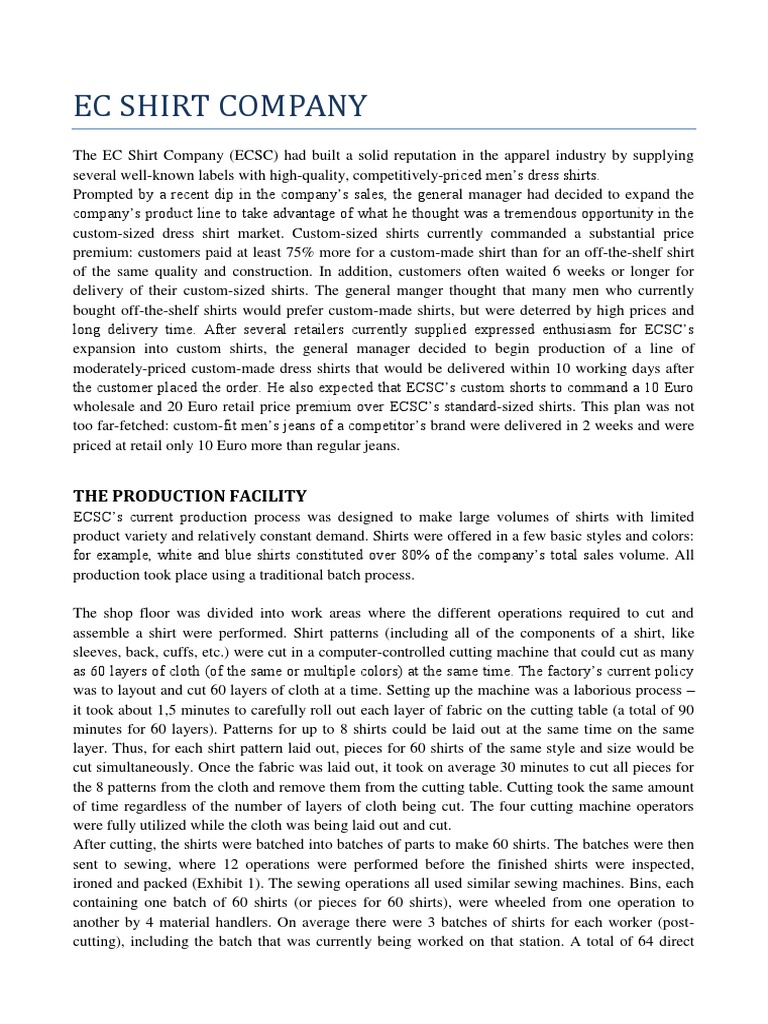 Case Study Pdf Sewing Seam Sewing