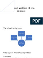 Care and Welfare of Zoo Animals