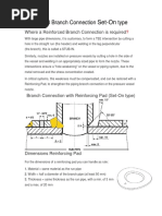 Reinforced Branch Connection Set-On Type