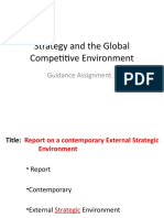 Guidance Assignment 1 - Strategy and Global Environment