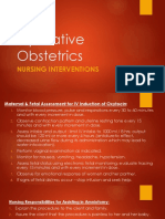 Operative Obstetrics: Nursing Interventions