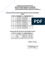 Jadwal KBM Ramadhan 1440 H