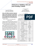 Analysis of Multi-Storey Building With and Without Floating Column
