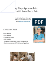 DR - DR - .Rizaldy T Pinzonm - Kes - .SP - .S Step by Step Approach in Patient With Low Back Pain
