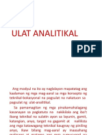 Ulat Analitikal