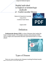 Studiul Individual La Limba Engleză Cu Terminologie Medicală Subiectul: Cardiovascular Disease