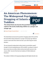 An American Phenomenon The Widespread Psychiatric Drugging of Infants and Toddlers Alternet