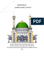 CONTOH COVER PROPOSAL MASJID