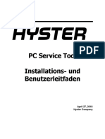 Hyster PC Service Tool Installations - Und Benutzerleitfaden PDF