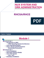 Linux System and Network Administration: Rhcsa/Rhce