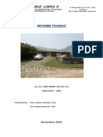 Informe técnico estructural Condominio Rio del Sol