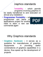Why Graphics Standards: - Program Portability