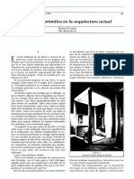 La Cabaña Primitiva La Arquitectura Actual: Rafael Echaide Dr. Arquitecto