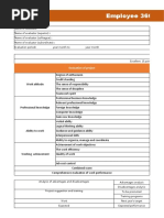 Employee 360-Degree Performance Evaluation Form