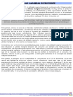 Utilidad Marginal Decreciente PDF