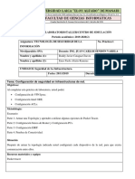 Configuración de seguridad en infraestructuras de red