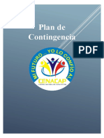 Plan de contigencia CENACAP