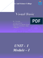 VB Unit-1 (Module - 1)