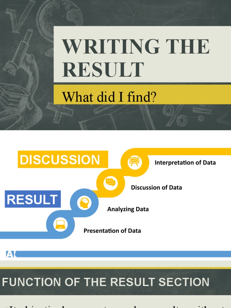 Writing Effective Result Sections | PDF | Data | Cognition