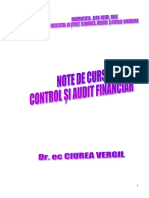Curs Control Si Audit Financiar - Prof. Ciurea Vergil