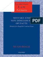 Mistake and Non-Disclosure of Facts Models For English Contract Law (PDFDrive)
