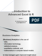 DKP Advanced Excel and R - Session 1-2