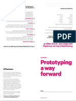 Prototyping A Way Forward: Creativity