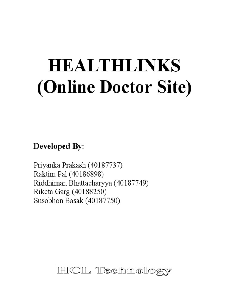 Health Link Documentation PDF Forum Password