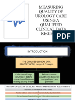 Measuring Quality of Urology Care Using A Qualified Clinical Data Registry