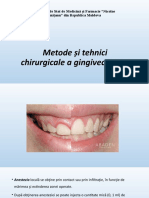 gingivectomia metode si tehnici chirurgicale