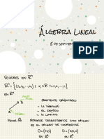 Álgebra Lineal: 8 de Septiembre de 2020