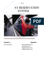 Railway Reservation System: CSE Batch-A2