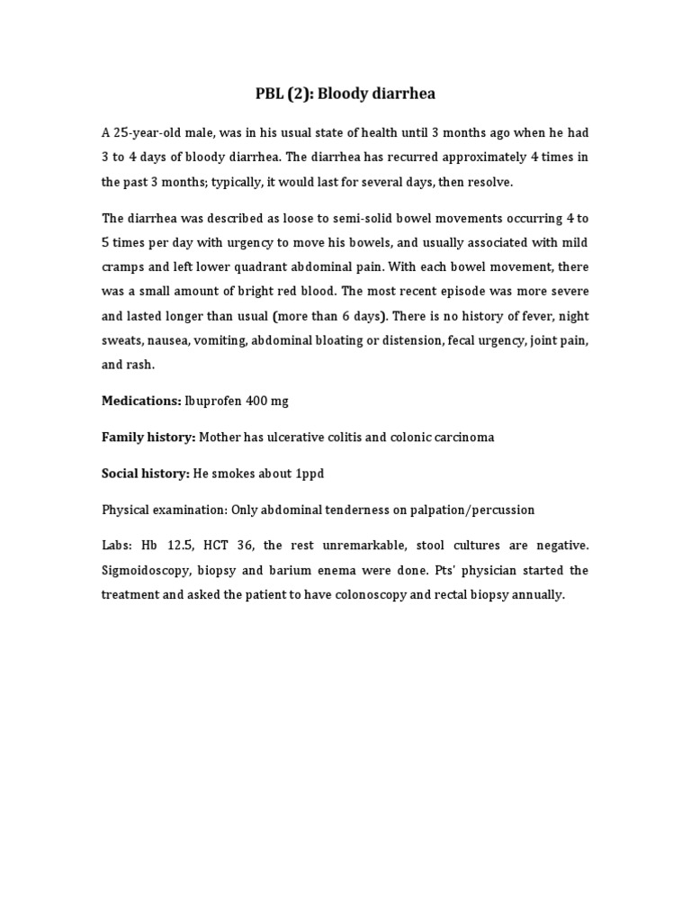 PBL Case 2 Student | PDF | Wellness