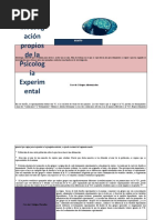 Diseños de Investigación Propios de La Psicología Experimental