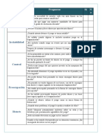 Lista de Criterios