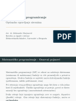 Matematicko Programiranje PDF
