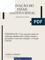 Ativação Do Email Institucional Unip