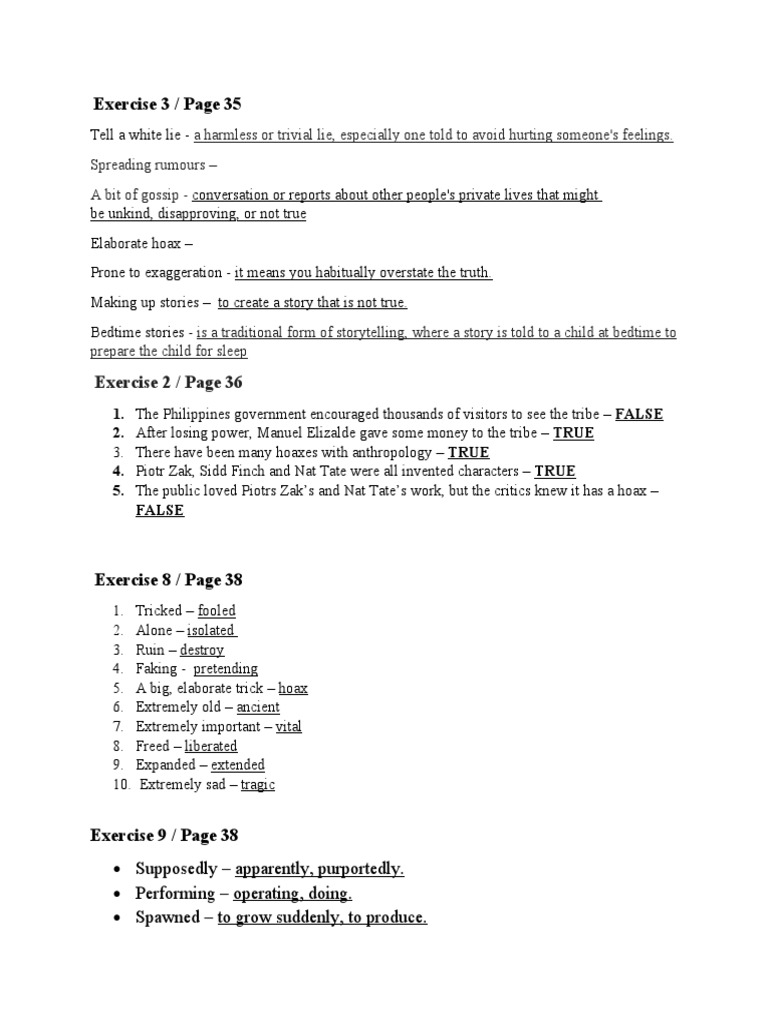 Understanding Lies and Hoaxes | PDF