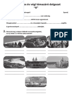 Környezetismeret 4. - Év Végi Témazáró A PDF
